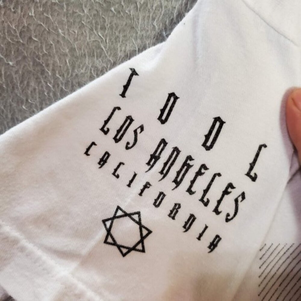 Tool Men Shirt Small White Rock Band‎ Skeleton  Los Angels California Tee READ - Picture 7 of 10